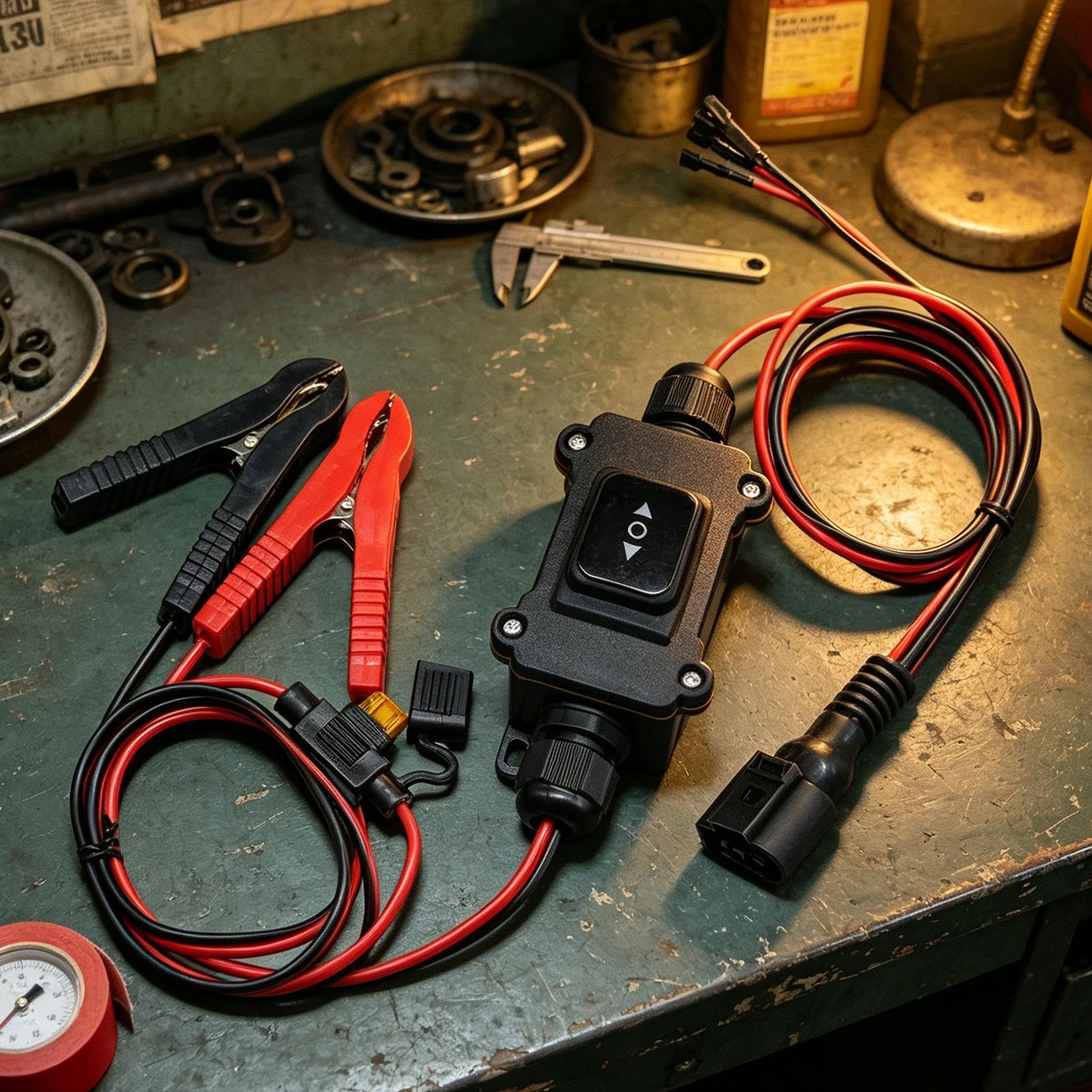 Electronics Repair Tools - ユニバーサルカー用EPB解除ツール 12V 電子パーキングブレーキキャリパー リセット・修理ツール 緊急用EPBサービス 自動車道路救助
