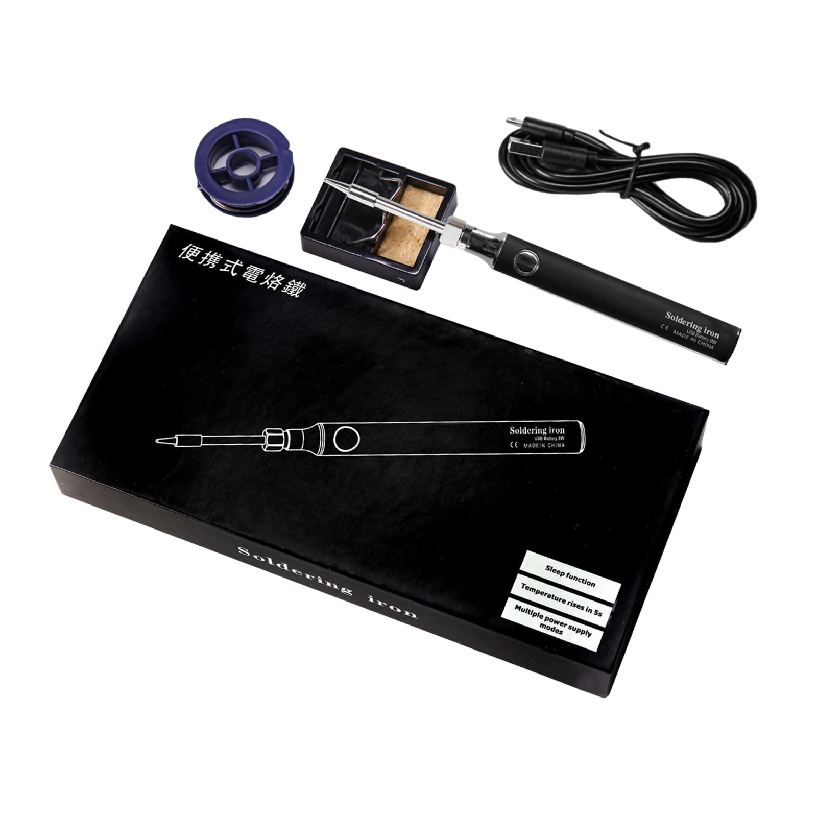 電子はんだごてキット USB充電式家電修理用ポータブルはんだ - Electronics Repair Hobby のレビューと価格
