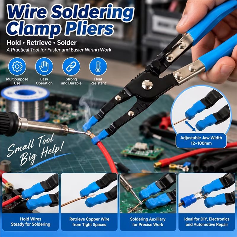 JHD製、精密なワイヤー把持が可能なはんだ付け用ワイヤークラ - Electronics Repair In Usa のレビューと価格