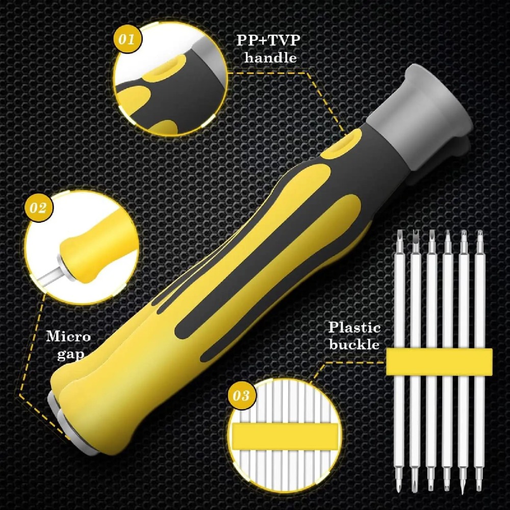 12 in 1 多機能ドライバーセット ヘッド開口部修理用  - Phone Opening Tool のレビューと価格